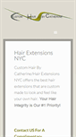 Mobile Screenshot of customhairbycatherine.com